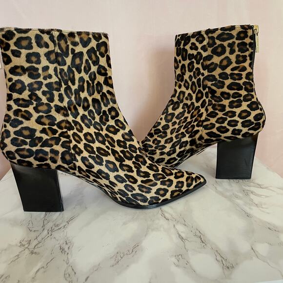 Leopard Tamara Melon Booties 41 - Picture 8 of 13